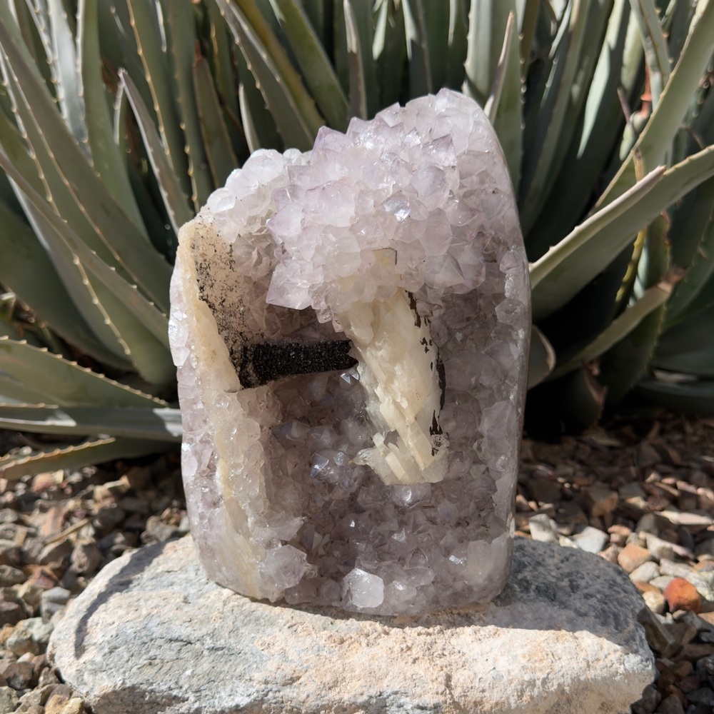 Amethyst with Druzy Calcite Free Form - ADC2 - ✨🔮✨